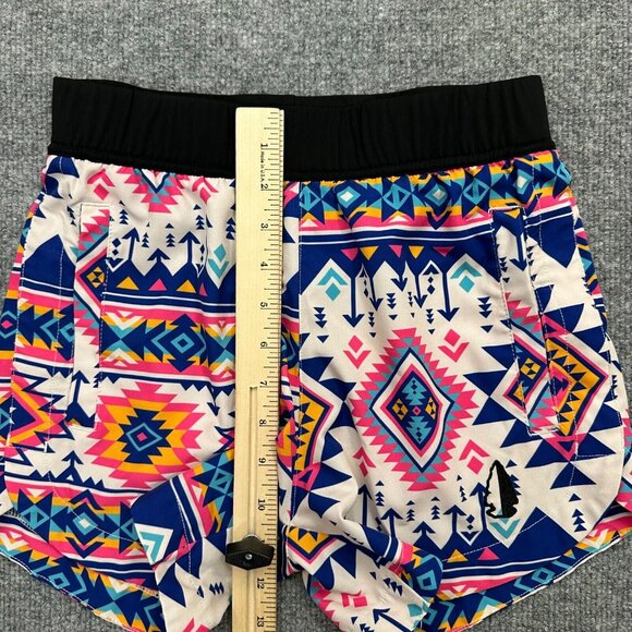 TacHuntFish Shorts Women’s Small Aztec Multicolor Logo 4” Inseam Outdoor Hiking - Picture 7 of 9